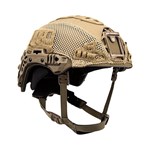 EXFIL® Ballistic / SL Rail 3.0 Helmet Cover | Coyote Brown | Angle thumbnail
