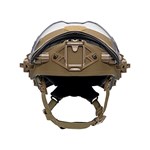 EXFIL Ballistic Visor on Coyote Brown SL Front Up  thumbnail