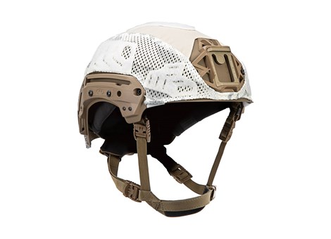 EXFIL® Carbon Rail 2.0 Helmet Cover | MultiCam® Alpine | Angle