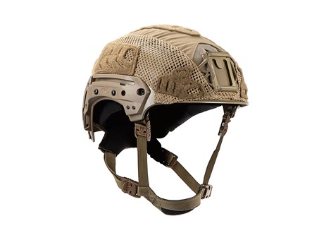 EXFIL® LTP Rail 2.0 Helmet Cover | Coyote Brown | Angle