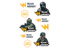 Team Wendy® Stickers