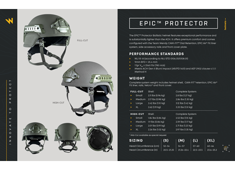 EPIC Protector Technical Data Sheet Page 1