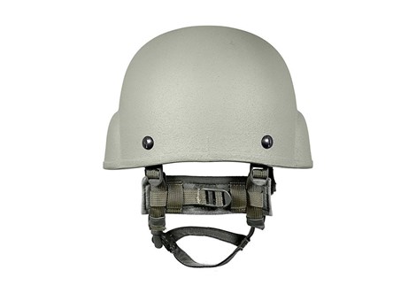 Standard Chinstrap Installed Rear View