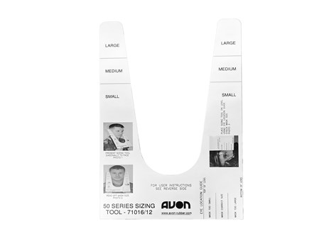 Avon Protection Face Sizing Tool | Front