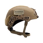 EXFIL® Ballistic SL in Coyote Brown, side view with Shock Cord installed thumbnail