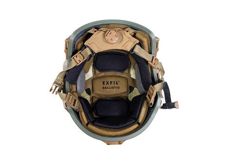 EXFIL Ballistic Helmet Interior View
