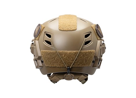 Coyote Brown EXFIL LTP Rail 2.0 Helmet Rear 