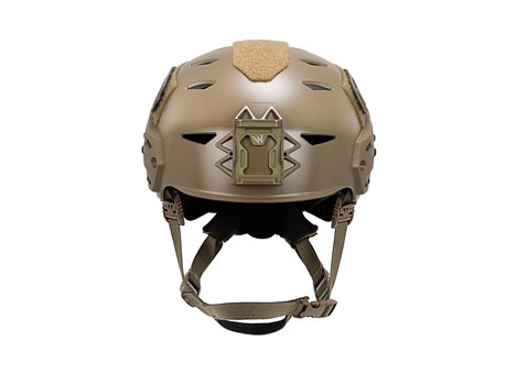 Coyote Brown EXFIL LTP Rail 2.0 Helmet Front 