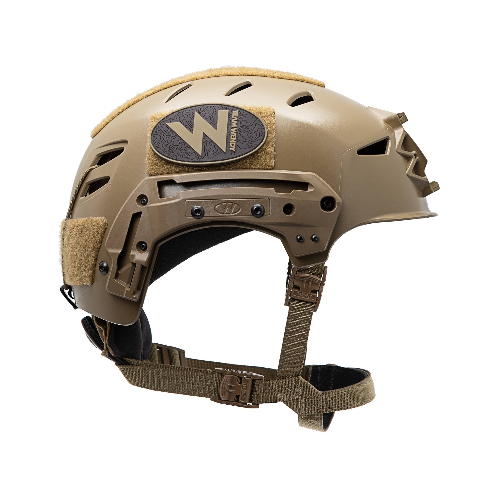 FMA Bungee Shock Cord Mounting System for OPS-Core Team Wendy Helmet TAN 