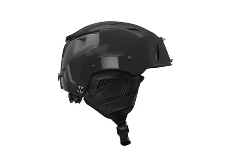 M-216 Ski Helmet Black/Gray Side