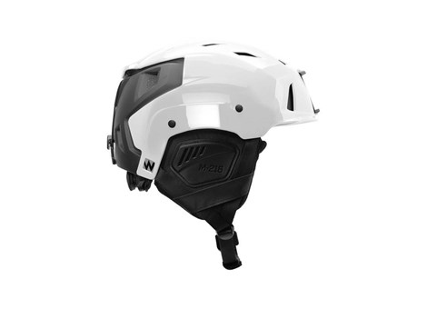 M-216 Ski Helmet White/Gray Side