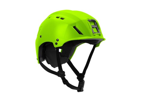 Adventurer Helmet High Viz Green Right Angle