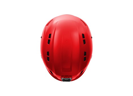Crown View of the Team Wendy® SAR Backcountry in Red without Accessory Rails