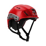 Team Wendy SAR Backcountry Helmet in Red with the Accessory Rail Installed thumbnail