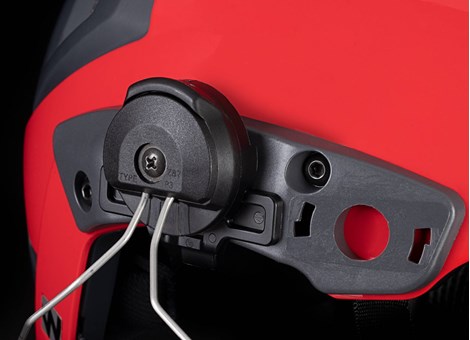 EXFIL Peltor Quick Release Adapter on M-216 Rail Closeup