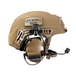 EXFIL Peltor Quick Release Adapter on EXFIL Ballistic SL Closeup thumbnail