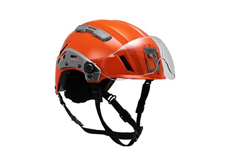 Team Wendy® SAR Visor | Angle | Stowed Position