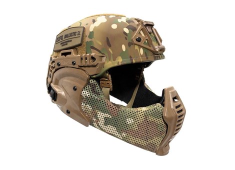 EXFIL All-Terrain Mandible MultiCam Installed