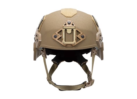 EXFIL® Ballistic Ear Covers | EXFIL® Ballistic with EXFIL® Rail 2.0 | Coyote Brown | Front