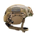 EXFIL® Ballistic Ear Covers | EXFIL® Ballistic with EXFIL® Rail 2.0 | Coyote Brown | Side thumbnail