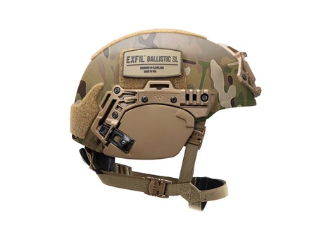EXFIL® Ballistic Ear Covers | EXFIL® Ballistic SL | Coyote Brown | Side