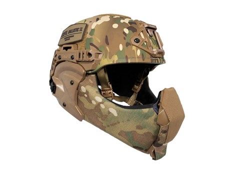 EXFIL Ballistic Mandible MultiCam Ballistic Nose Installed