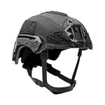 EXFIL Ballistic Helmet Cover for Rail 2.0 Black Angle thumbnail