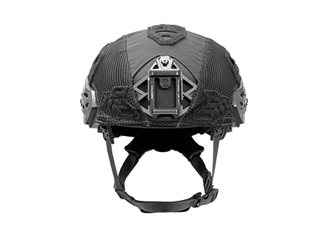 EXFIL Ballistic Helmet Cover for Rail 2.0 Black Front