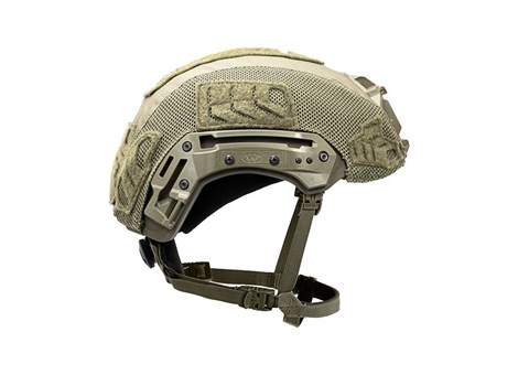 EXFIL® Ballistic Helmet Cover for Rail 2.0 | Ranger Green | Side