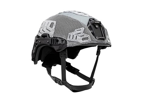 EXFIL® Ballistic / SL Rail 3.0 Helmet Cover | Wolf Gray | Angle