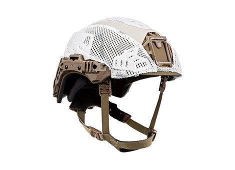 EXFIL® Ballistic / SL Rail 3.0 Helmet Cover | MultiCam® Alpine | Angle