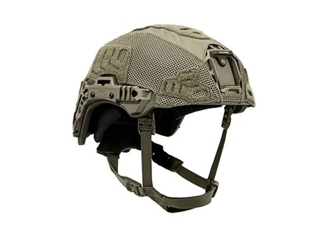EXFIL® Ballistic / SL Rail 3.0 Helmet Cover | Ranger Green | Angle