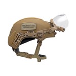 EXFIL Ballistic Visor Coyote Brown SL Side Stowed thumbnail