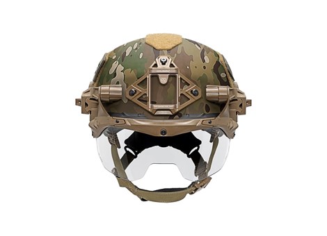 EXFIL Ballistic Visor MultiCam SL Front Down 