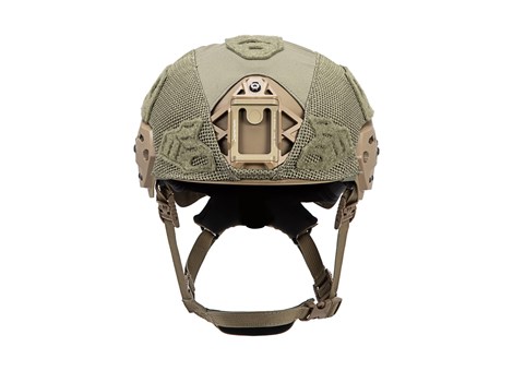 EXFIL® Carbon Rail 2.0 Helmet Cover | Ranger Green | Front