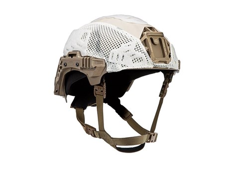 EXFIL® Carbon Rail 3.0 Helmet Cover | MultiCam® Alpine | Angle