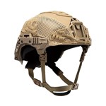 EXFIL® Carbon Rail 3.0 Helmet Cover | Coyote Brown | Angle thumbnail