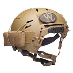 Team Wendy Counterweight Kit on the EXFIL Carbon/LTP Helmet, Angle View thumbnail