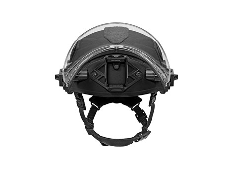Black EXFIL Face Shield on SL Front Raised