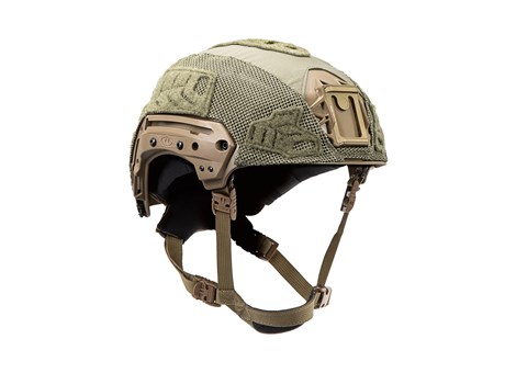 EXFIL LTP Rail 2.0 Helmet Cover Ranger Green Angle