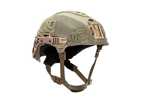 EXFIL LTP Rail 3.0 Helmet Cover Ranger Green Angle