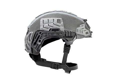 EXFIL® LTP Rail 3.0 Helmet Cover | Wolf Gray | Side
