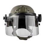 Band Mounted EPIC Face Shield on Helmet Front thumbnail