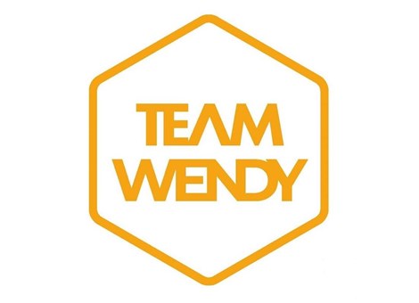 Team Wendy Hexagon T-Shirt Design