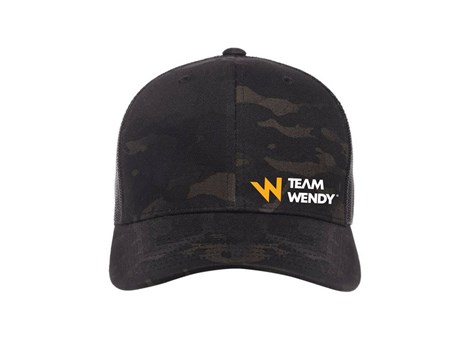 Team Wendy MultiCam Black Trucker Hat Front