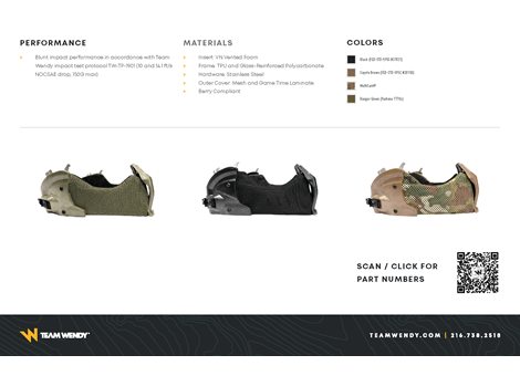 EXFIL All Terrain Mandible Technical Data Sheet Page 2