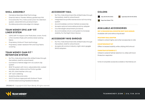 EPIC Specialist Technical Data Sheet Page 2