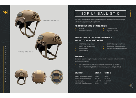 Team Wendy® EXFIL® Rail 2.0 Ballistic Helmet | Team Wendy Team Wendy® EXFIL® Rail 2.0 Ballistic Helmet | Team Wendy