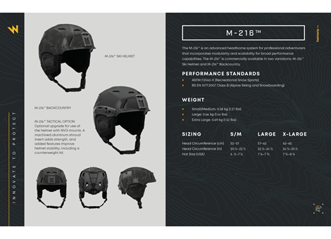 M-216 Technical Data Sheet Page 1