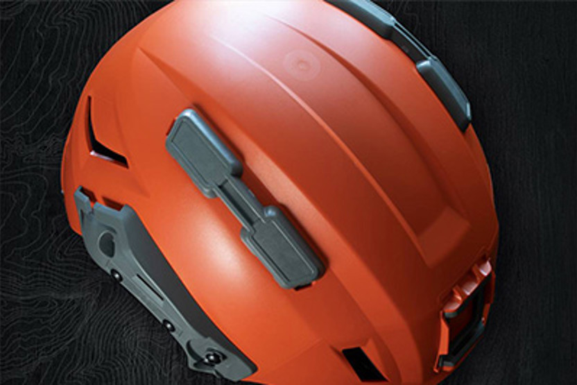 Image of orange helmet